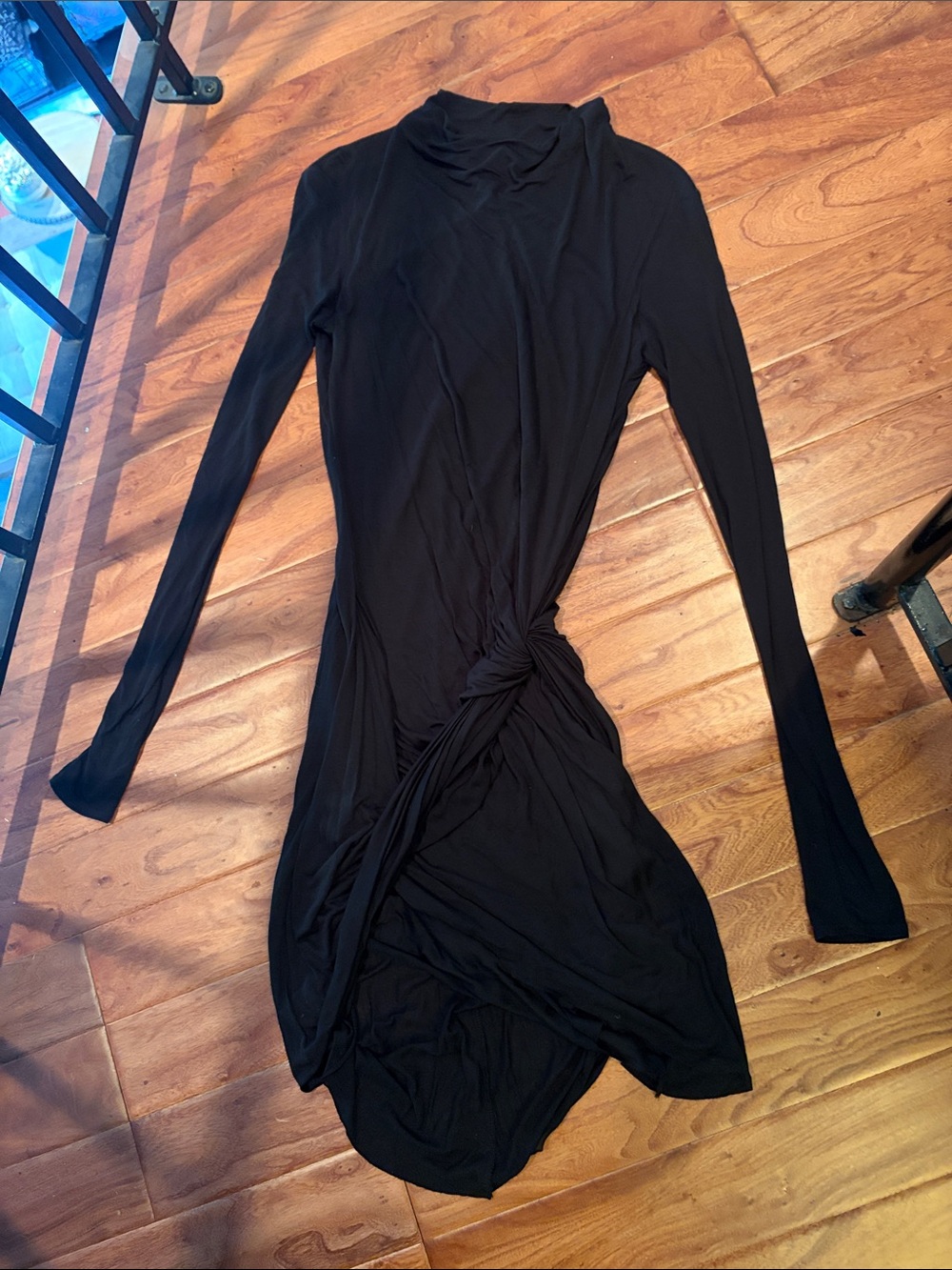 Helmut Lang Twist Jersey Dress Size Medium